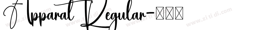 Apparat Regular字体转换